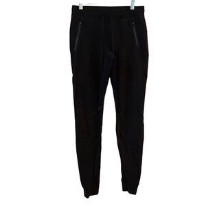 Alo Yoga Women's Urban Moto‎ Sweatpants Black XS Tapered Casual